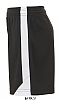 Pantalon Futbol Infantil Olimpico Sols - Color Negro/Blanco